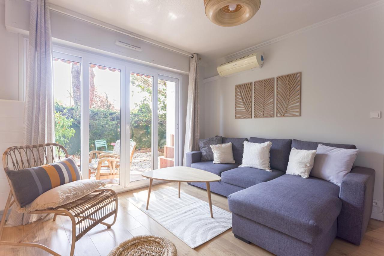 Beauvallon Plage - Magnifique T2 Avec Jardin, Proche Centre, Mer อองทีบส์ ภายนอก รูปภาพ